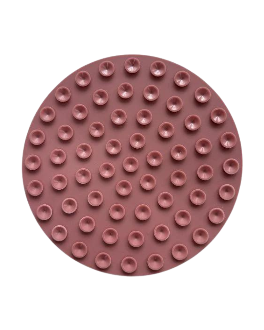 honeycomb lick mat • dark rose