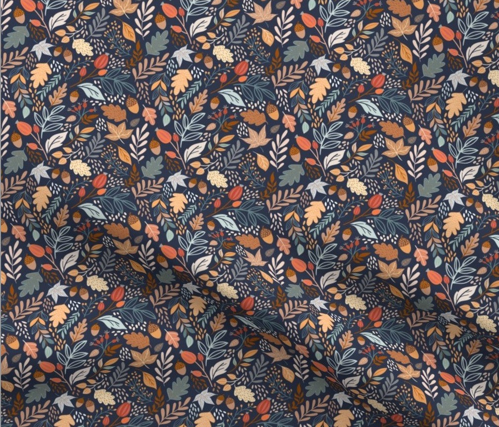 navy leaves