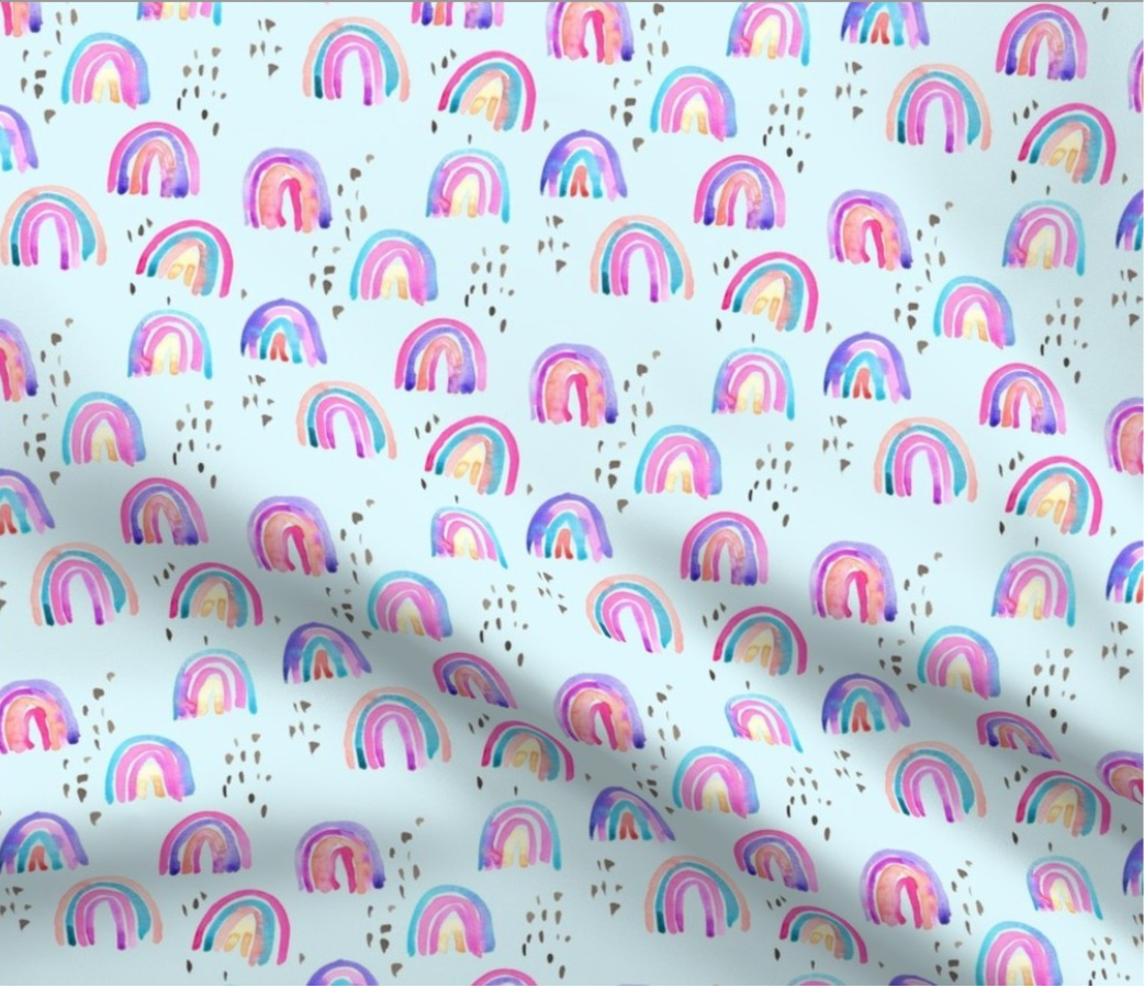 watercolor rainbows