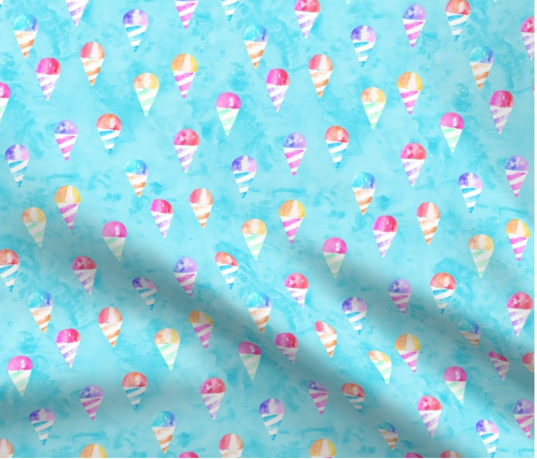 summer sno cone • blue