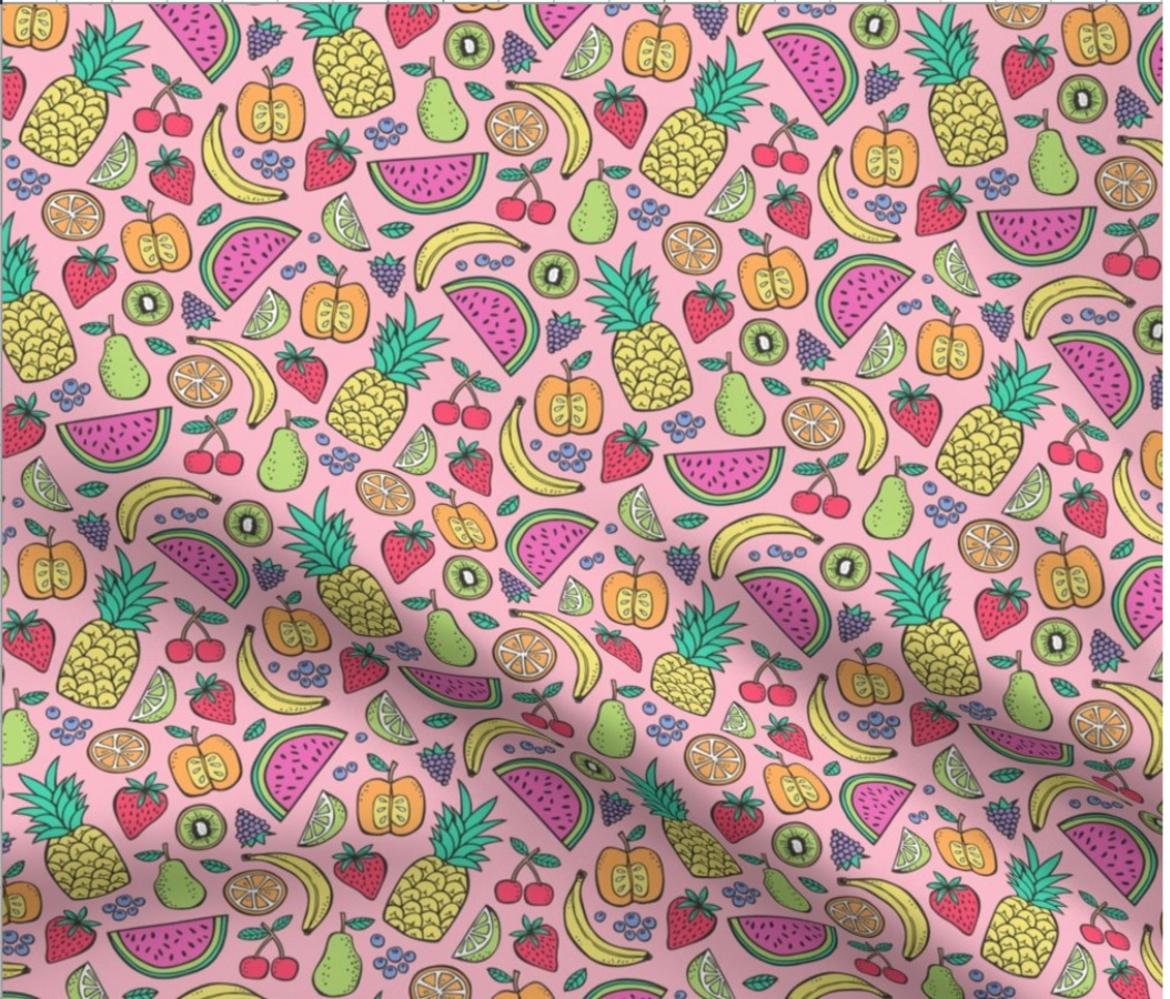 fruit salad • pink