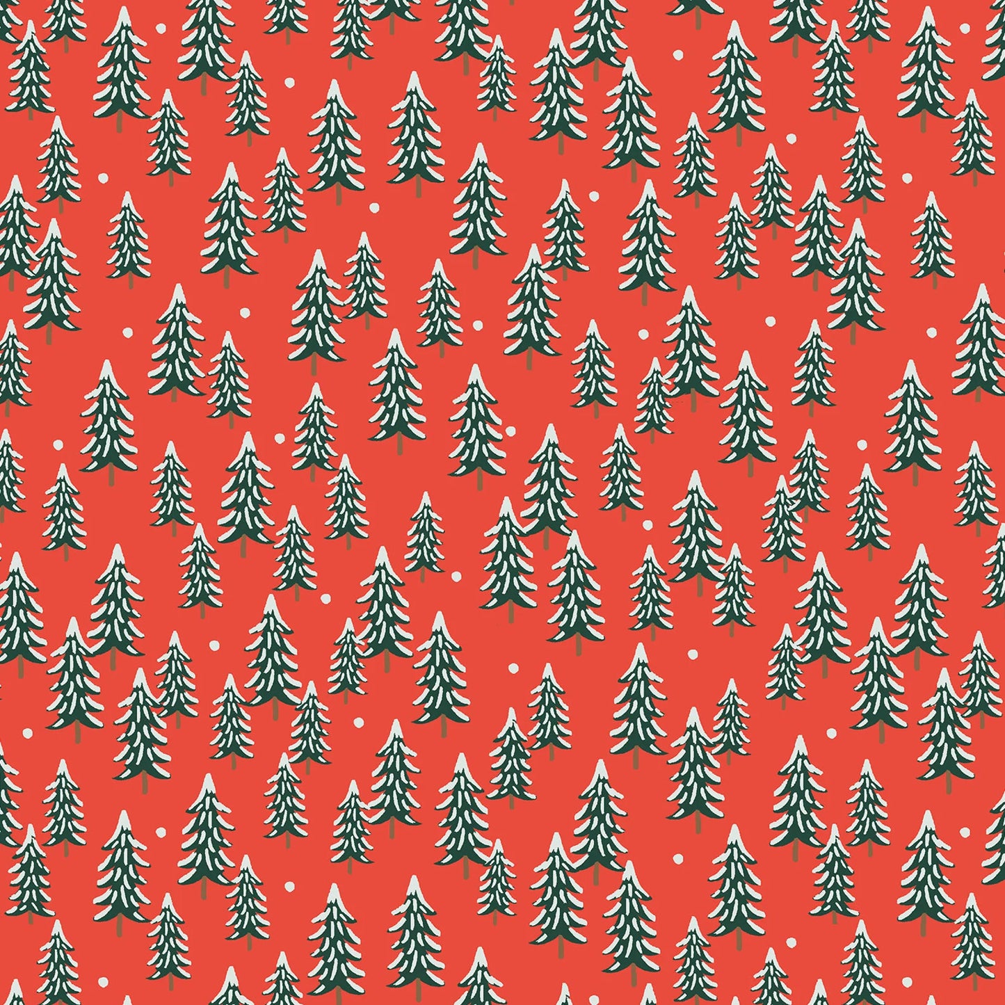 fir trees ∙ red