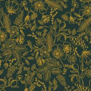 colette metallic floral • evergreen