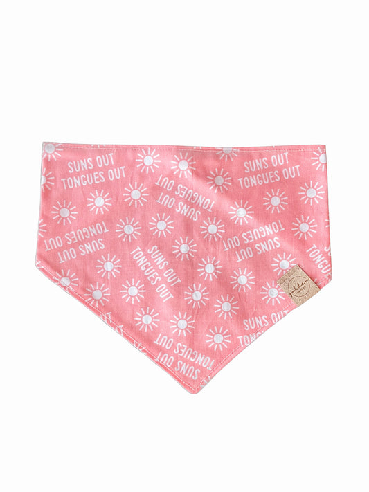 suns out, tongues out! • coral