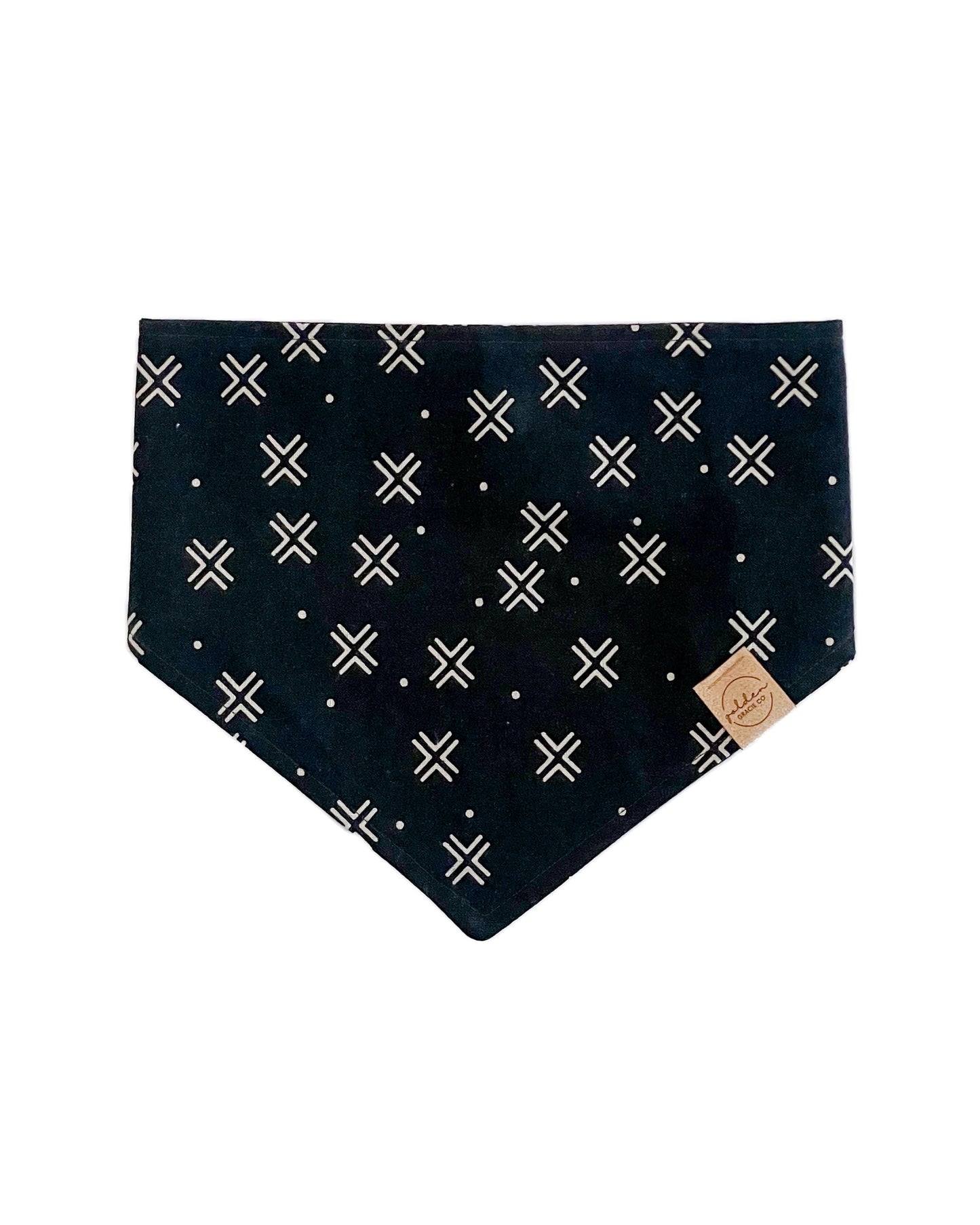 mudcloth linen • black