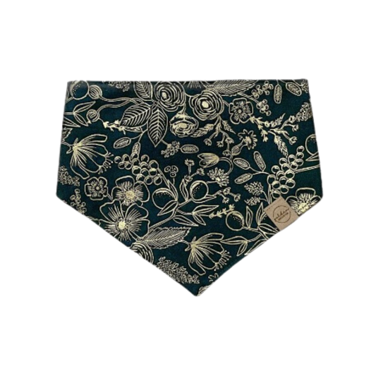 colette metallic floral  • evergreen