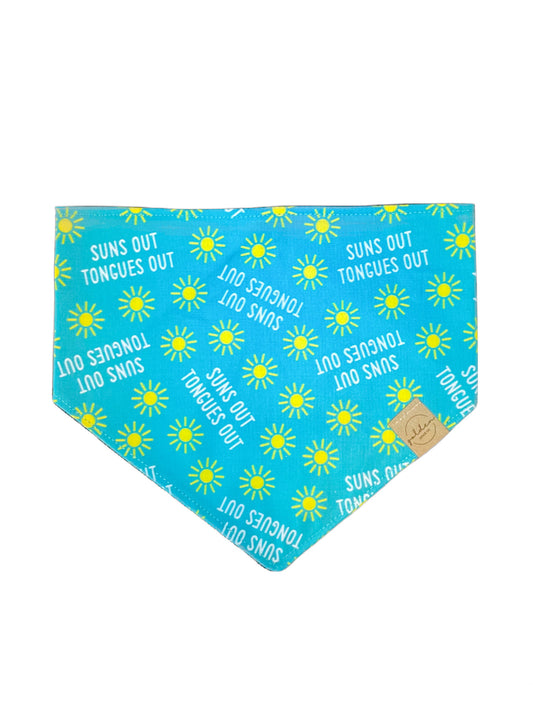 suns out, tongues out! • blue